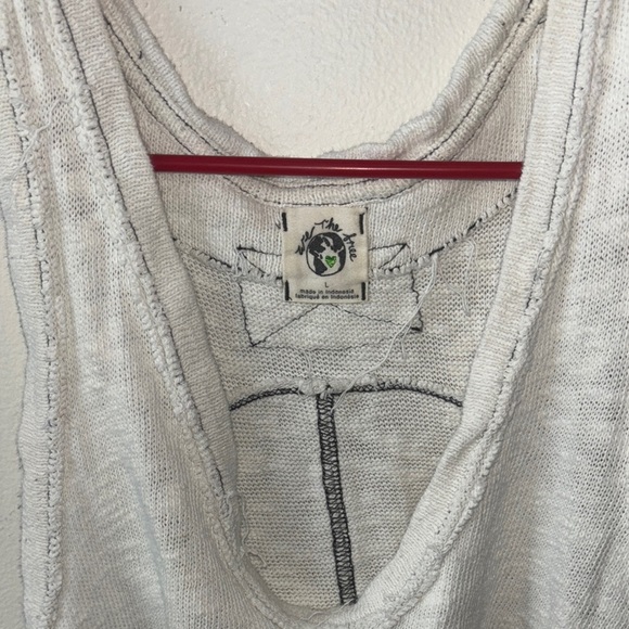 We the free distressed relaxed top - Picture 2 of 8